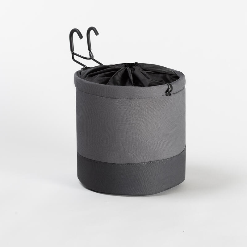 Poza Coș Bicicletă pliabilă Gri 10L - imagine mare 2