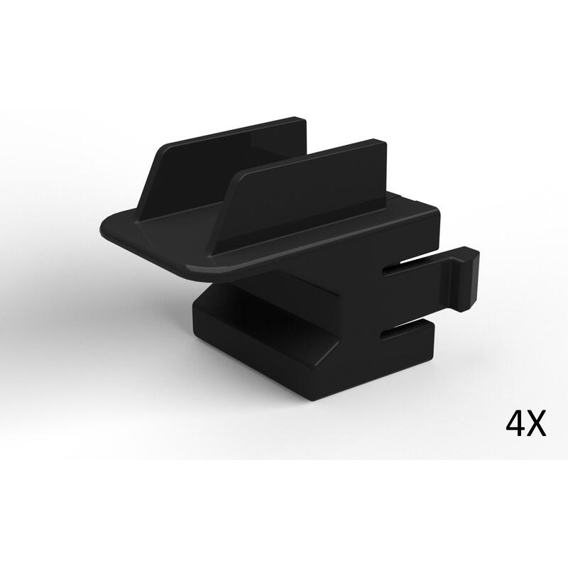 Poza KIT 4 cârlige coș bicicletă 500 - imagine mare 2