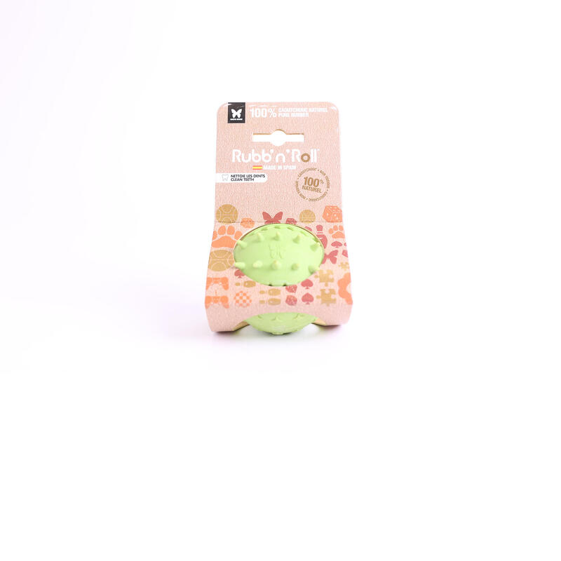 Poza Minge 100% cauciuc natural cu inserții de curățare a dinților, pentru câini - imagine mare 2