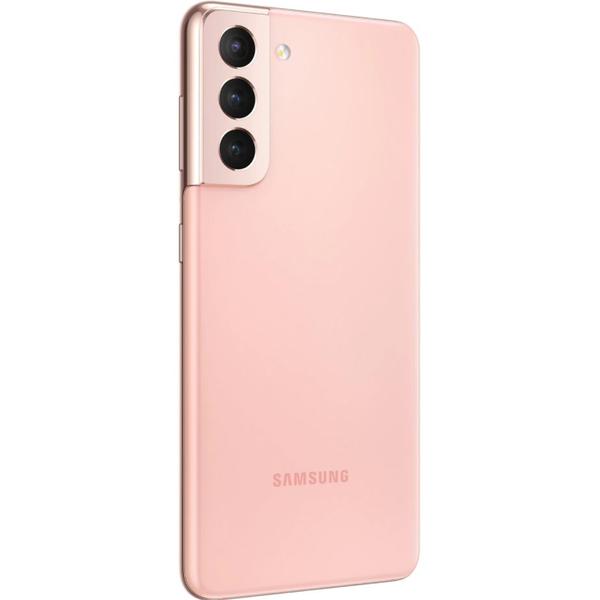 Poza Telefon Mobil Samsung Galaxy S21, Procesor Qualcomm SM8350 Snapdragon 888 Octa-Core, Dynamic AMOLED 6.2", 8GB RAM, 128GB Flash, Camera Tripla 12 + 64 + 12 MP, Wi-Fi, 5G, Single SIM, Android (Roz) - imagine mare 4