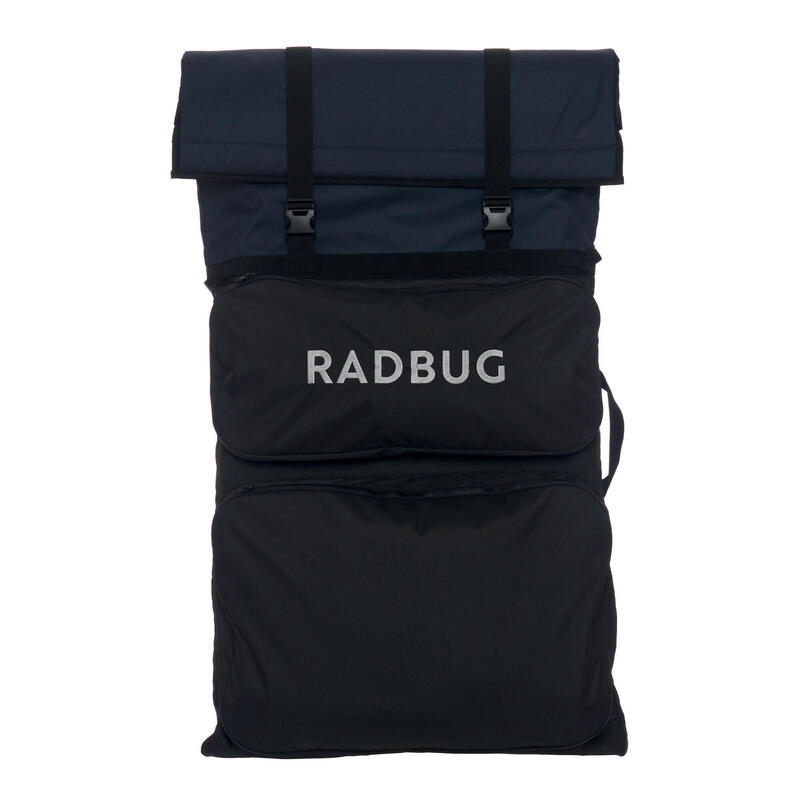 Poza Husă dublă bodyboard 500 "daily bag" Negru-Albastru - imagine mare 2