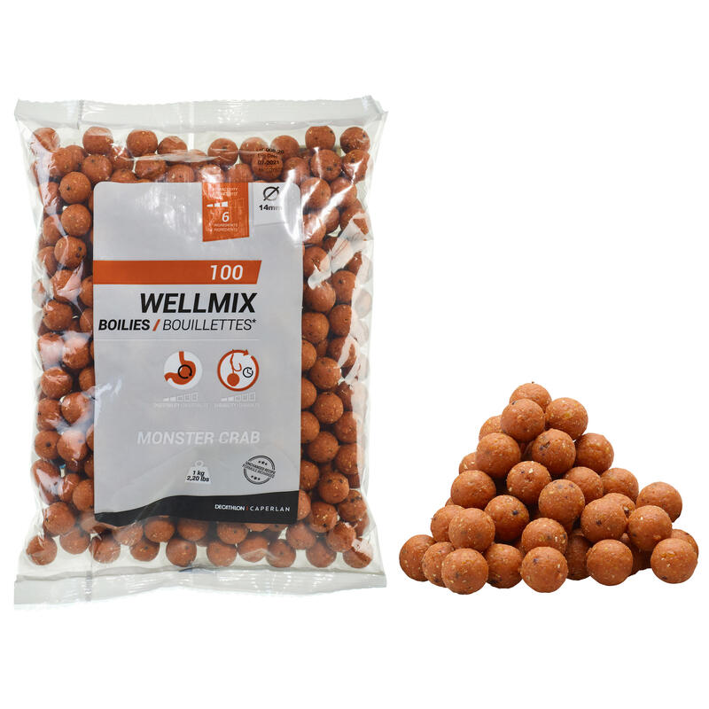 Boilies Pescuit la Crap Wellmix 14mm 1 kg Monstercrab