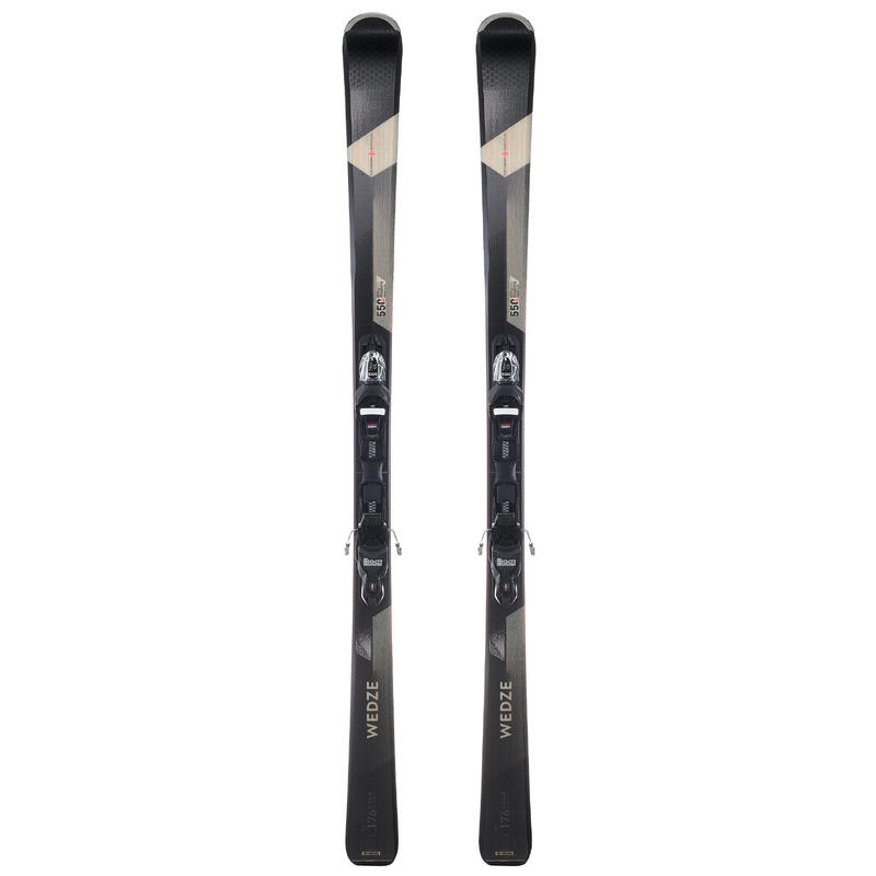 Poza Schiuri cu legături Schi pe pârtie Cross 550+ Negru Bărbați - imagine mare 2