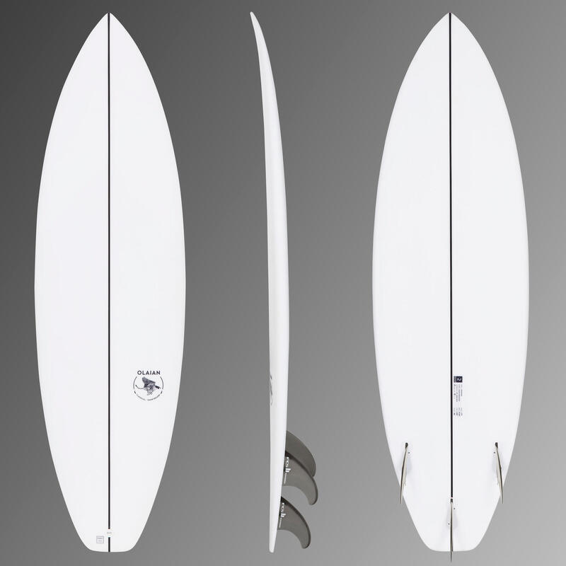 Poza Placă shortboard 900 5'10" 30 L 3 înotătoare incluse FCS2 - imagine mare 2
