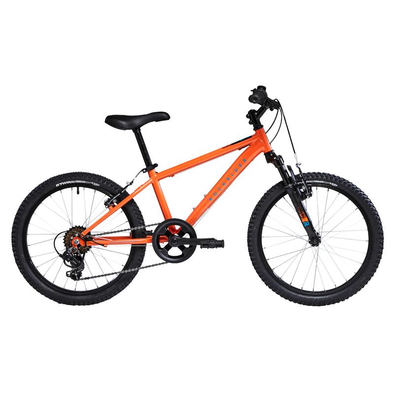 Poza Bicicletă MTB Rockrider ST500 20" Portocaliu Copii 6-9 ani - imagine mare 1