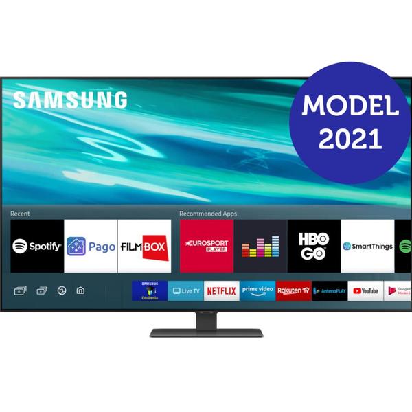 Poza Televizor QLED Samsung 127 cm (50") 50Q80A, Ultra HD 4K Smart TV, WiFi, CI+ - imagine mare 1