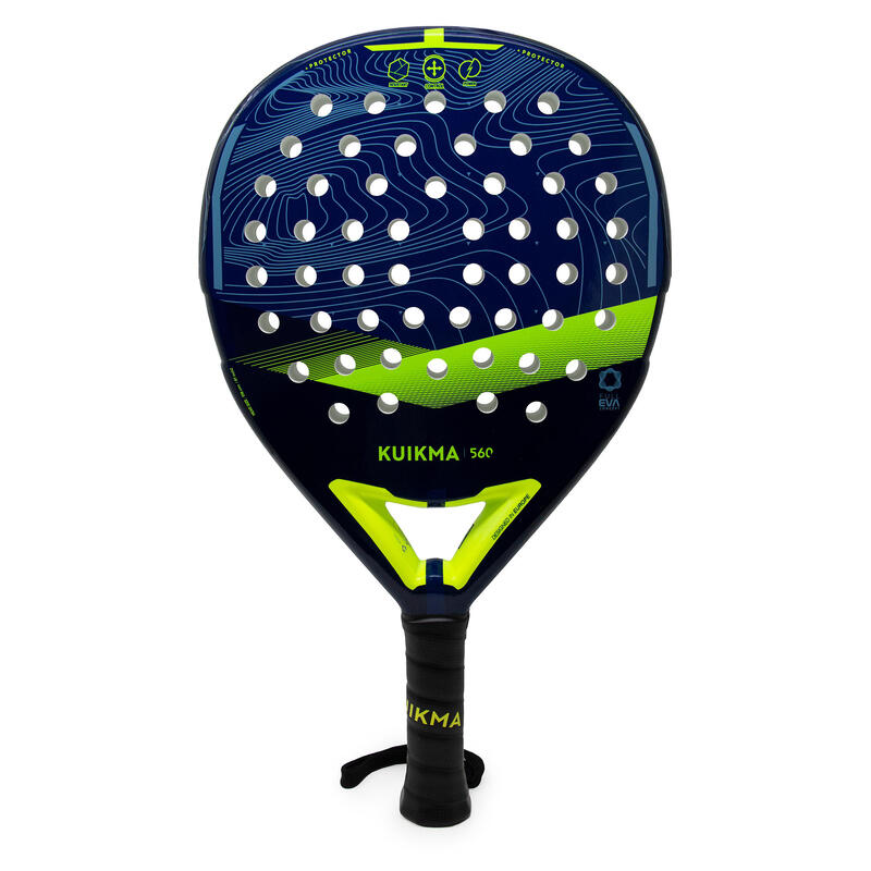 Poza Rachetă Padel Kuikma PR560 Albastru-Galben Adulți - imagine mare 2