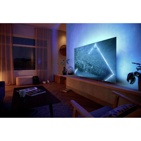 Poza Televizor OLED Philips 122 cm (48") 48OLED707/12, Ultra HD 4K, Smart TV, WiFi, CI+