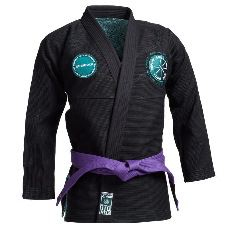 Poza Bluză Kimono Jiu-Jitsu JJB 900 Negru - imagine mare 2