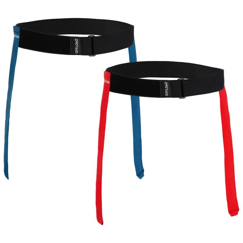 Poza Set Centuri Rugby Flag R500 Albastru-Roşu - imagine mare 2