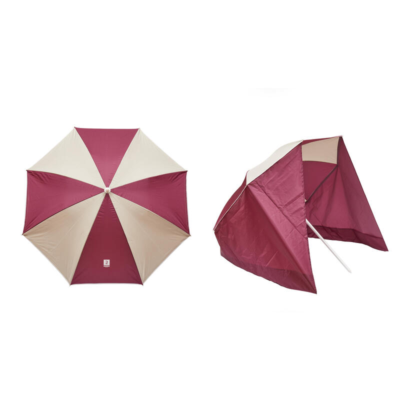 Umbrelă de plajă PARUV WINDSTOP UPF 50+ 2 locuri