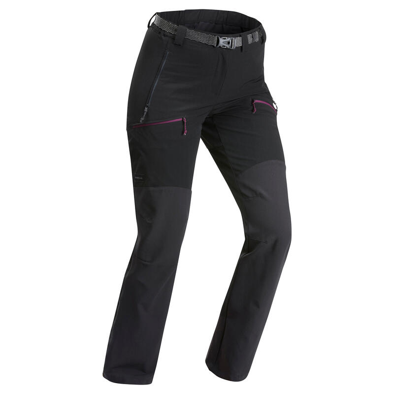Poza Pantalon Hidrofob Trekking la munte MT900 Negru Damă - imagine mare 2