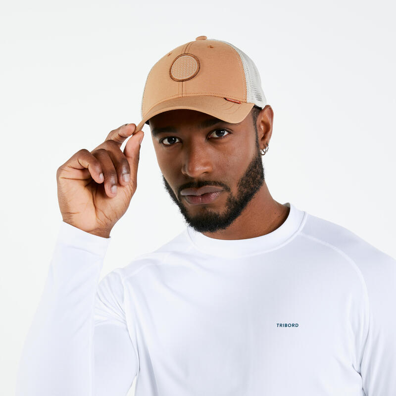 Poza Şapcă navigaţie SAILING 500 Maro deschis Adulţi - imagine mare 2