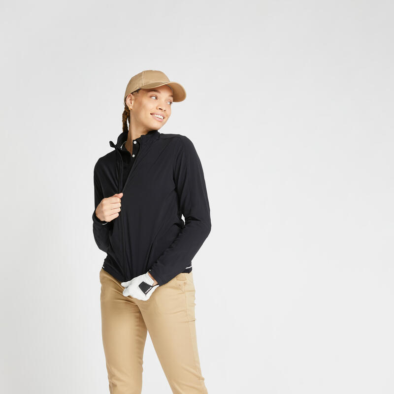 Poza Jachetă protecție vânt Golf RW500 Negru Damă - imagine mare 2