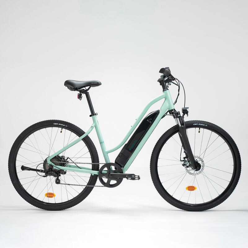 Poza BICICLETĂ ELECTRICĂ POLIVALENTĂ RIVERSIDE 100 E VERDE - imagine mare 2