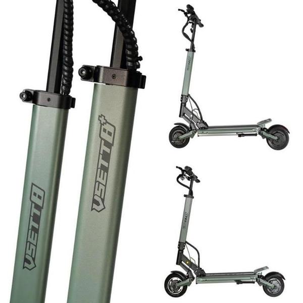 Poza Trotineta electrica VSETT 8 Super, Baterie 48V/21AH, Autonomie 60-70Km, , Viteza 42 Km/h, Motor 600W, Roata pneumatica fata 8.5", Roata solida spate 8" (Verde)