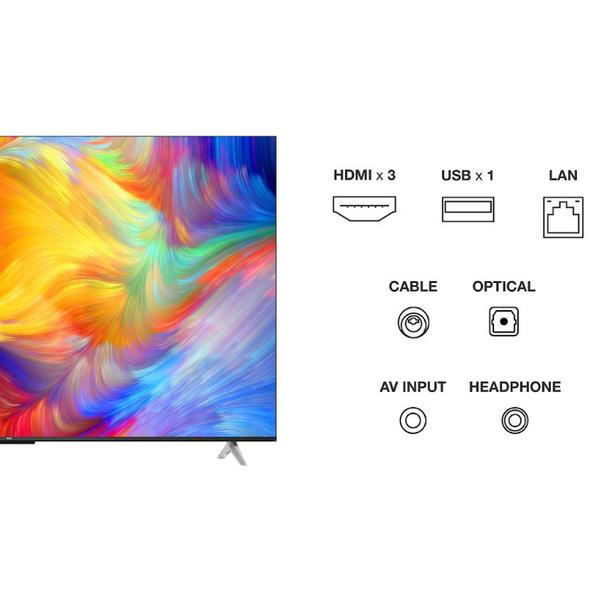 Poza Televizor LED TCL 127 cm (50") 50P638, Ultra HD 4K, Smart Google TV, WiFi, CI+