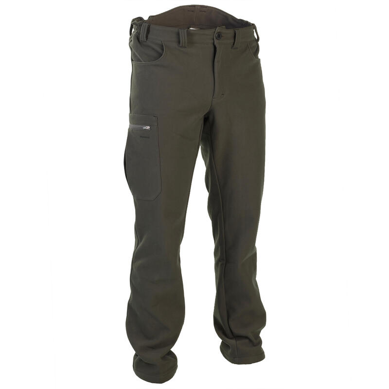 Poza Pantalon cu polar 100 Verde Bărbați - imagine mare 2