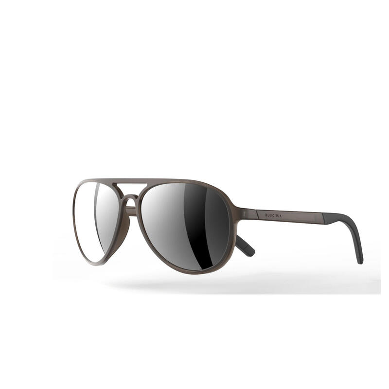 Poza Ochelari de Soare Drumeţie la munte MH120A Categoria 3 Negru Adulţi - imagine mare 2