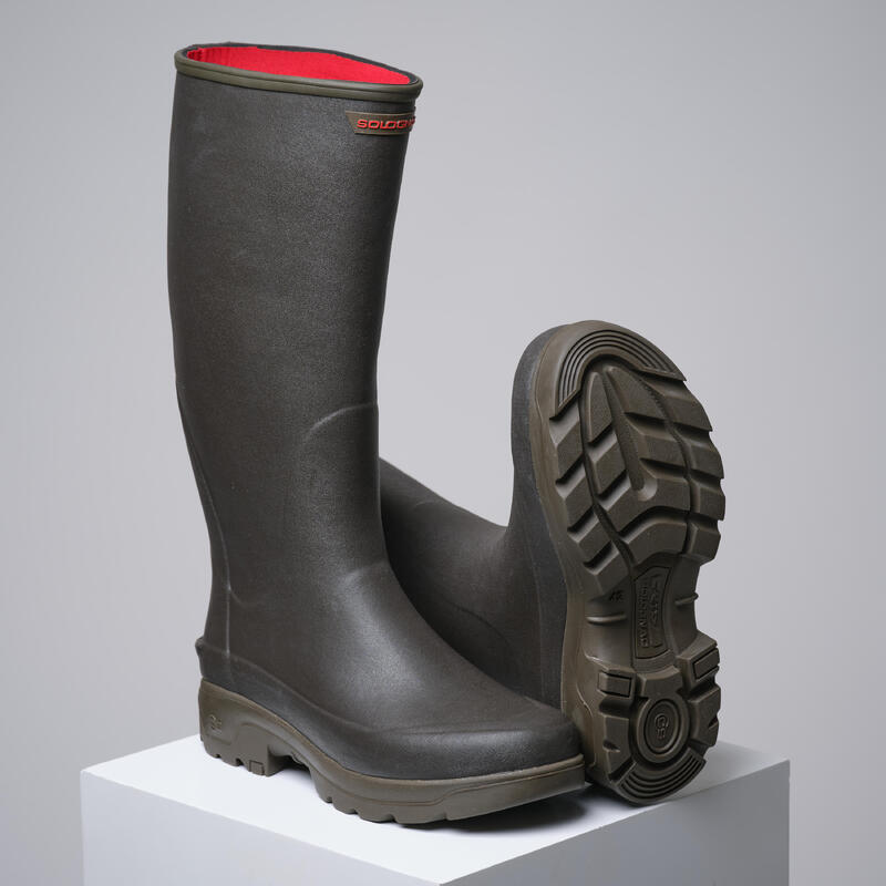 Poza CIZME CĂLDUROASE CAUCIUC 500 - imagine mare 2