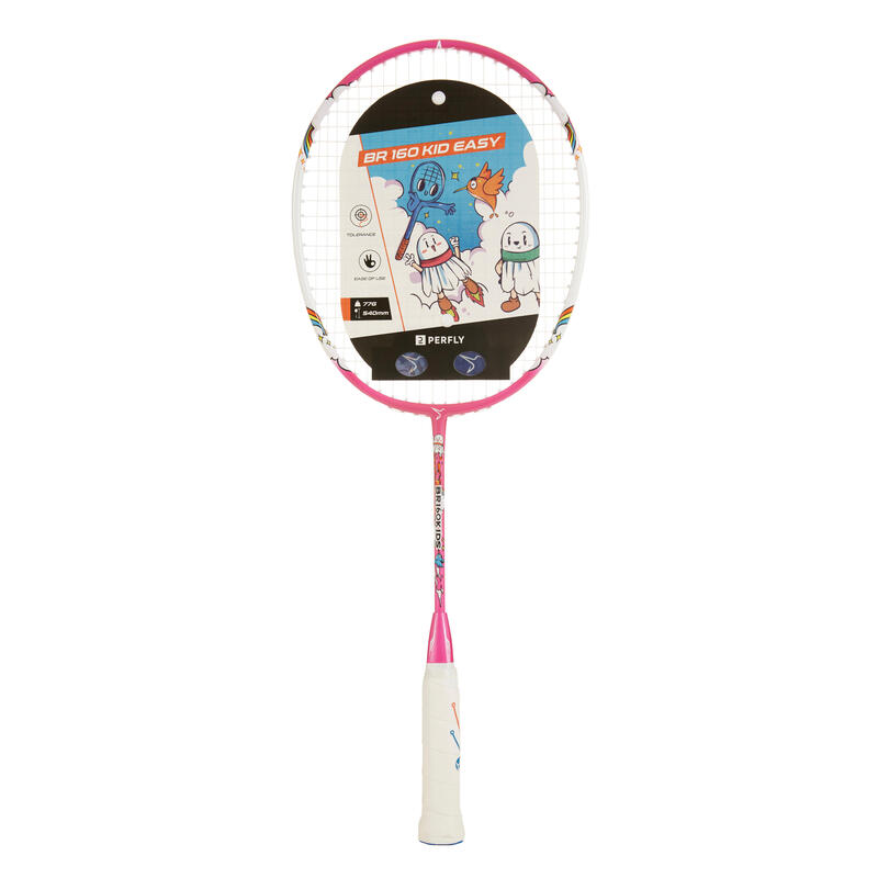 Poza Rachetă Badminton BR160 Kid Easy Roz Copii - imagine mare 2