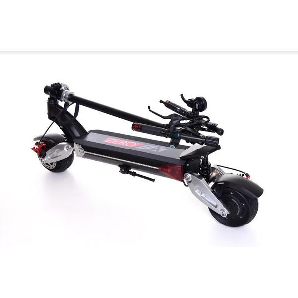 Poza Trotineta electrica ZERO 8x, Baterie 18Ah/52V, Autonomie 55-75 Km, Viteza 55 Km/h, Motor 2 x 800W, Roti pneumatice 8" (Negru)