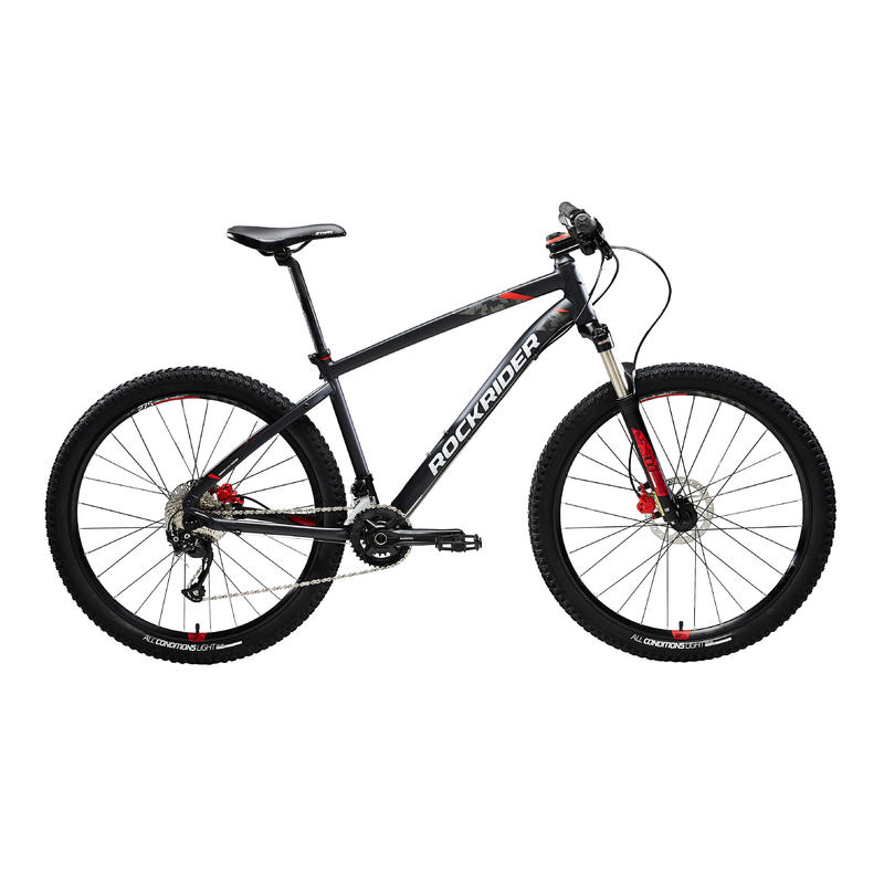 Poza Bicicletă MTB ST 540 27,5" Negru-Roșu - imagine mare 2