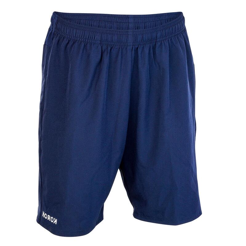 Poza Şort hochei pe iarbă FH500 bleumarin Bărbaţi - imagine mare 2