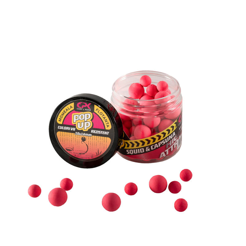 Poza POP-UP HA Squid & Capsuna 10 & 14 MM 40gr - imagine mare 2