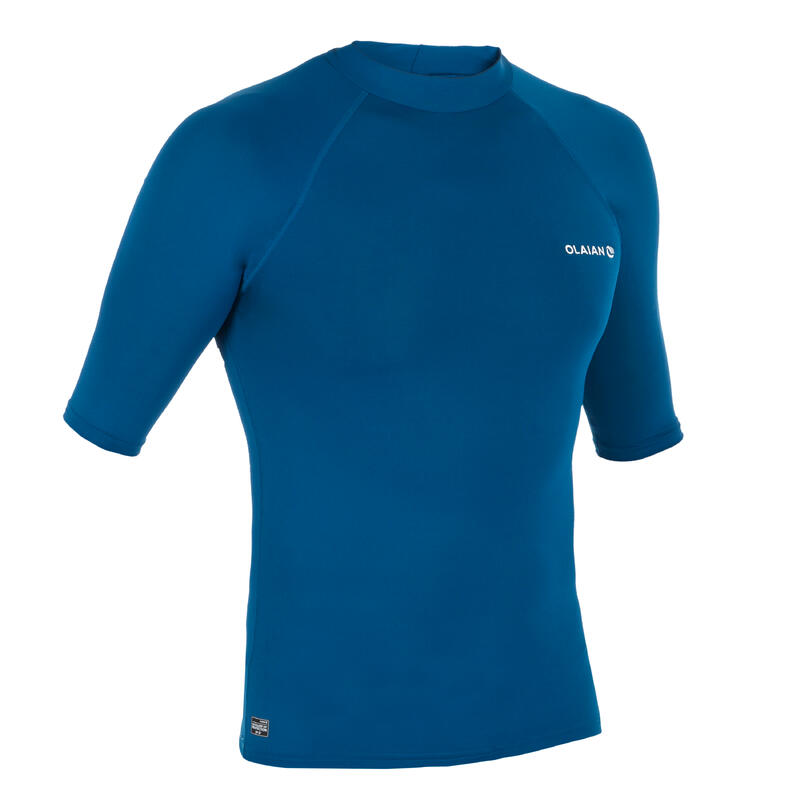 Tricou Surfing Anti-UV 100 UPF50+ Albastru Bărbaţi