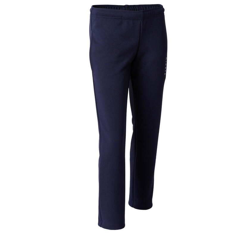 Poza Pantalon de Trening Fotbal T100 Bleumarin Copii - imagine mare 1