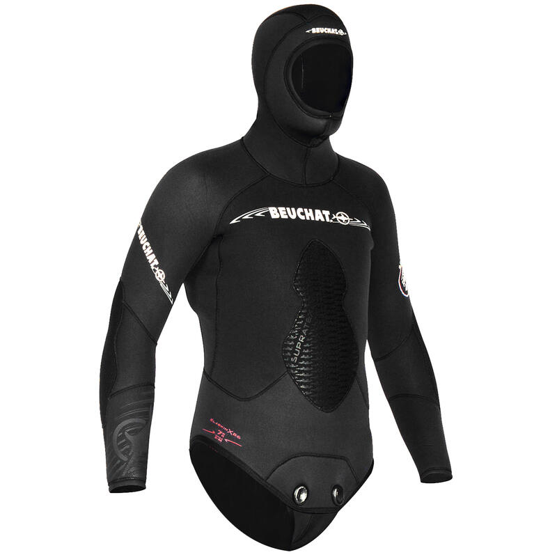 Poza Jachetă Vânătoare Subacvatică Espadon Competiție neopren întărit 7 mm - imagine mare 2