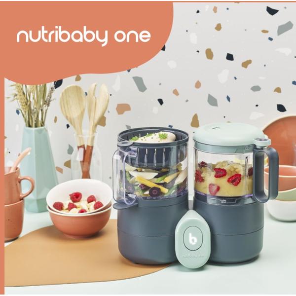 Poza Robot multifunctional 4 in 1 Babymoov Nutribaby ONE A001133 (Albastru)