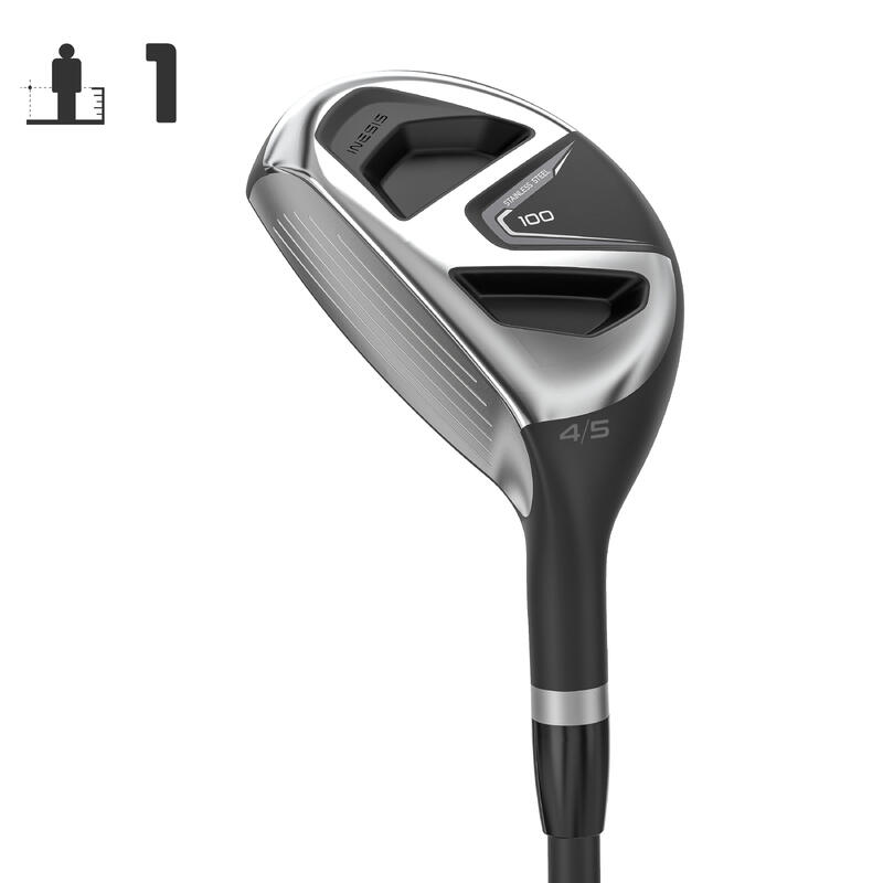 Poza Crosă hibrid 100 dreptaci grafit mărimea 1 - imagine mare 5