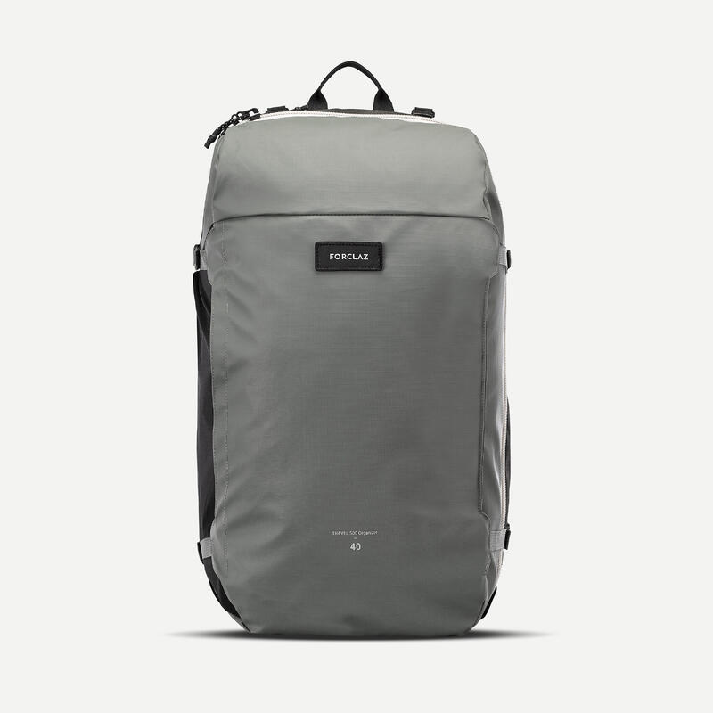 Rucsac Trekking călătorie TRAVEL500 ORGANIZER 40L Kaki