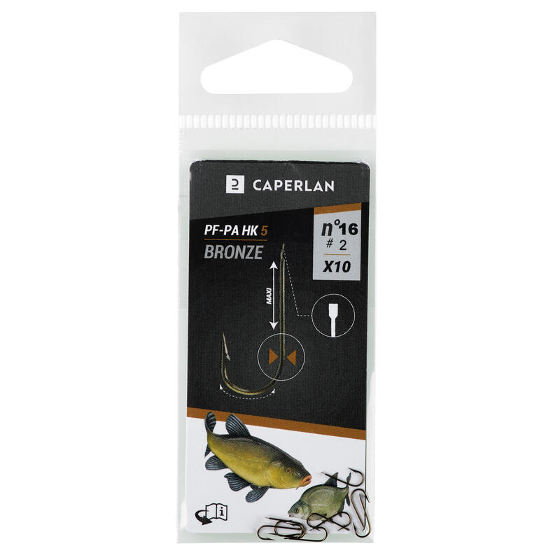 Poza Cârlige BRONZ nemontate 5 X10 pescuit staționar - imagine mare 2