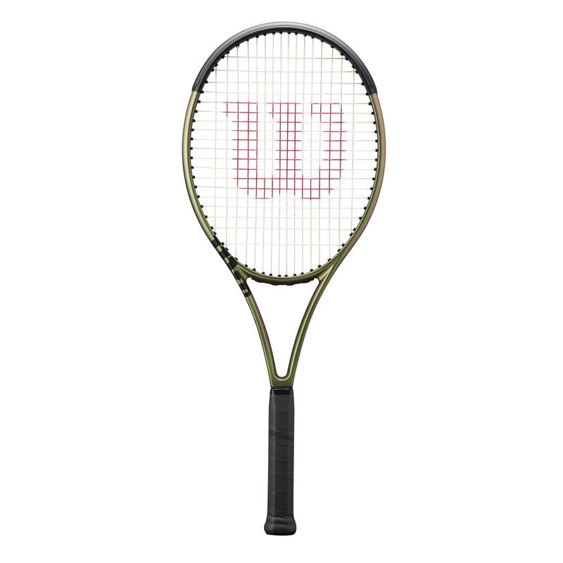 Poza Rachetă Neracordată Tenis BLADE 100 V8 300g Verde Adulți - imagine mare 2