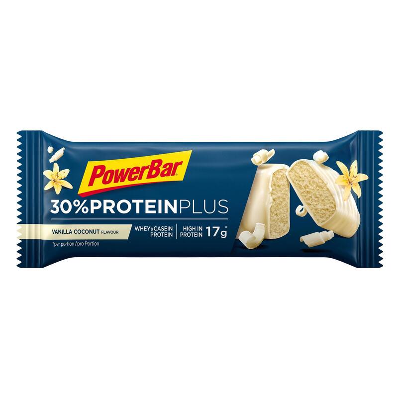 Poza Baton Protein Plus 30% Vanilie/Nucă de Cocos 55 g - imagine mare 3