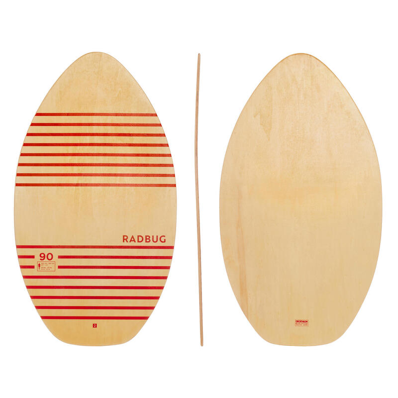 Poza Skimboard lemn 100 Copii 6-14 ani - imagine mare 1