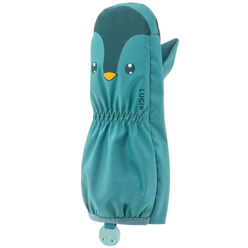 Poza Mănuși săniuș/schi WARM LUGIKLIP Turcoaz Bebe - imagine mare 2