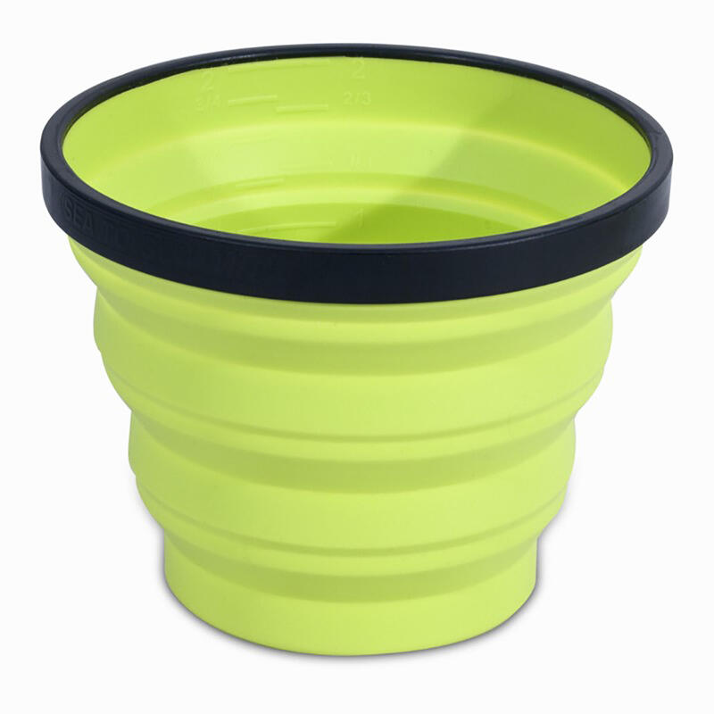 Pahar compact trekking X-CUP 0,25L Verde