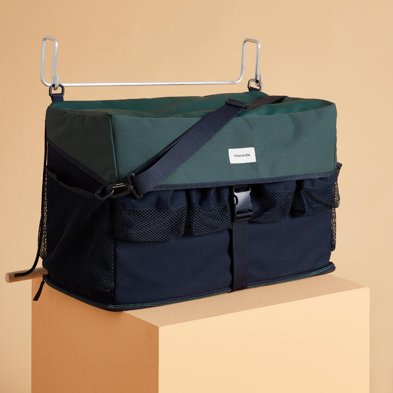 Poza Geantă echitație ALL IN verde și albastru - imagine mare 2