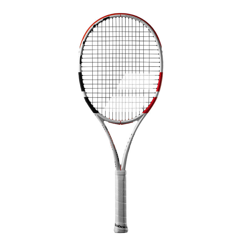 Poza Rachetă Tenis Babolat Pure Strike 100 Alb-Roșu Adulţi - imagine mare 2