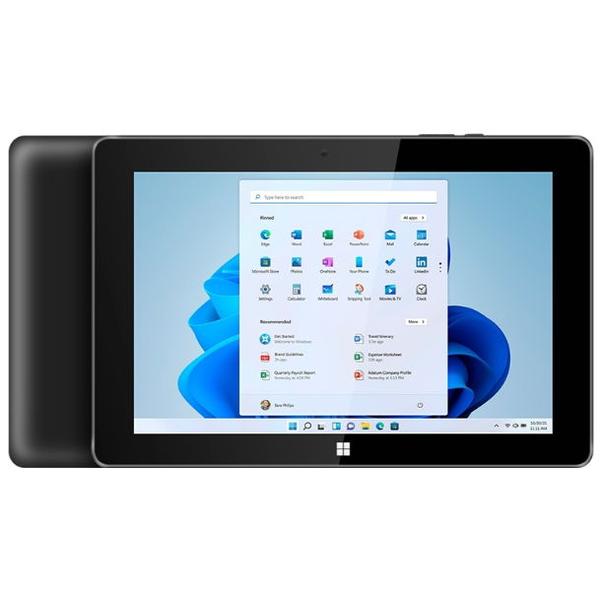 Poza Tableta Kruger&Matz 1089S, Procesor Dual Core Intel Celeron N4020, Ecran IPS Capacitive Multitouch 10.1", 4GB DDR3, 128GB Flash, Wi-Fi, Bluetooth, Windows 11 Pro (Negru) - imagine mare 1