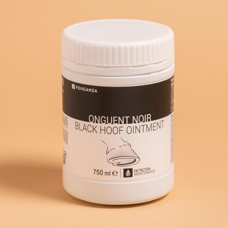 Unguent copite Echitaţie Întreţinere Negru 750 L Cal/Ponei