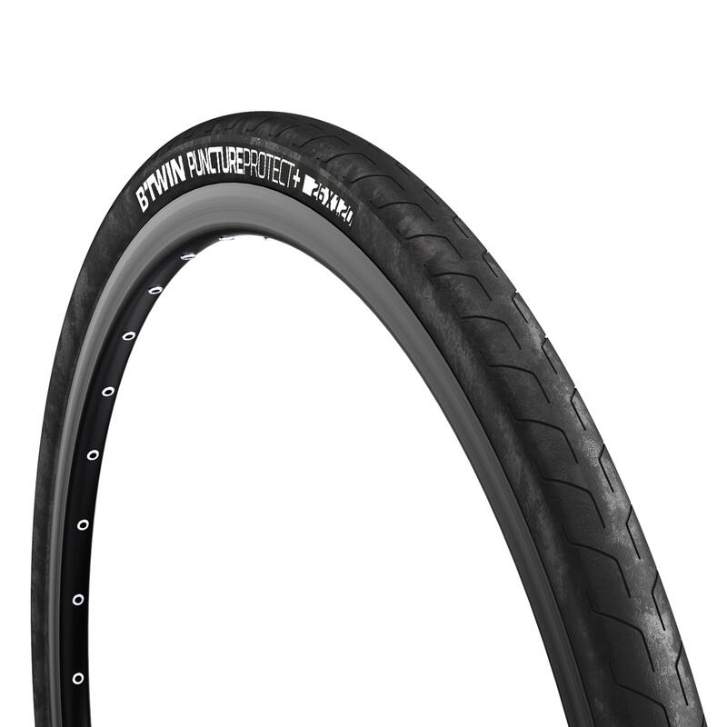 Poza Cauciuc MTB SLICK 26x1.2 PROTECT + Talon flexibil - imagine mare 2