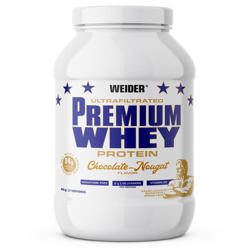 Proteină Premium Whey Ciocolată și nuci 810 g