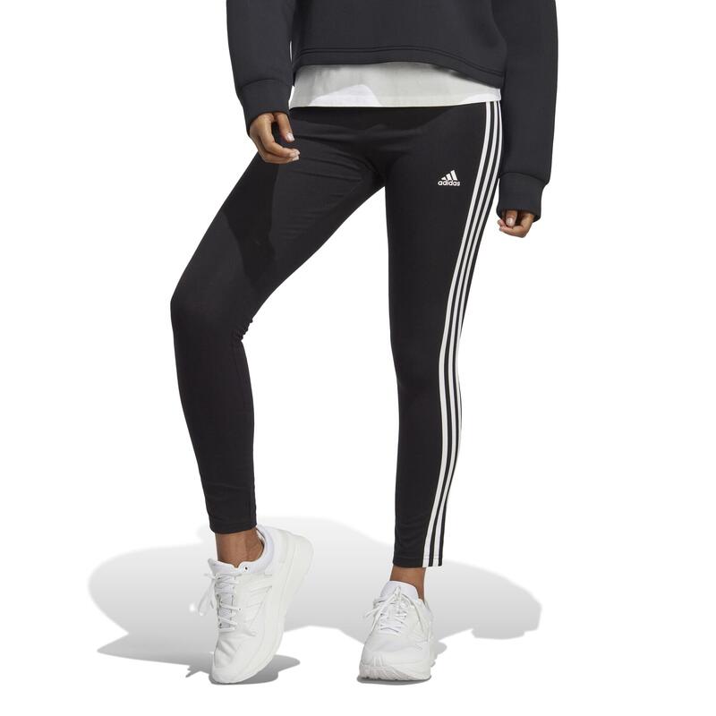Poza Colanți cu talie înaltă Fitness Adidas Negru-Alb Damă - imagine mare 2