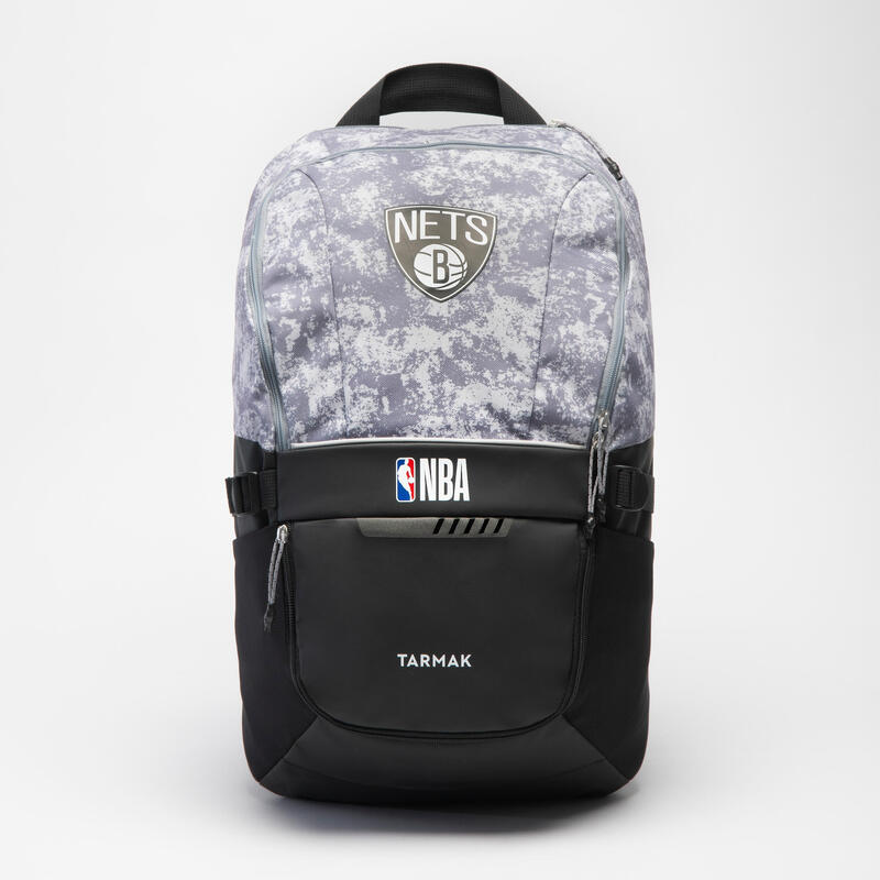 Poza Rucsac Baschet NBA 500 Brooklyn Nets Gri 25 L - imagine mare 2