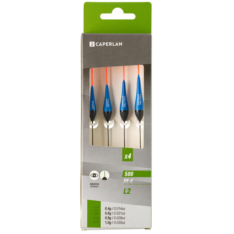 Poza PLUTĂ PF-F500 L2 X4 0,4 g /0,6 g/ 0,8 g/ 1 g pescuit staționar în iaz - imagine mare 2